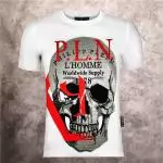 philipp plein t-shirt homme 2019 p515 big tooth white